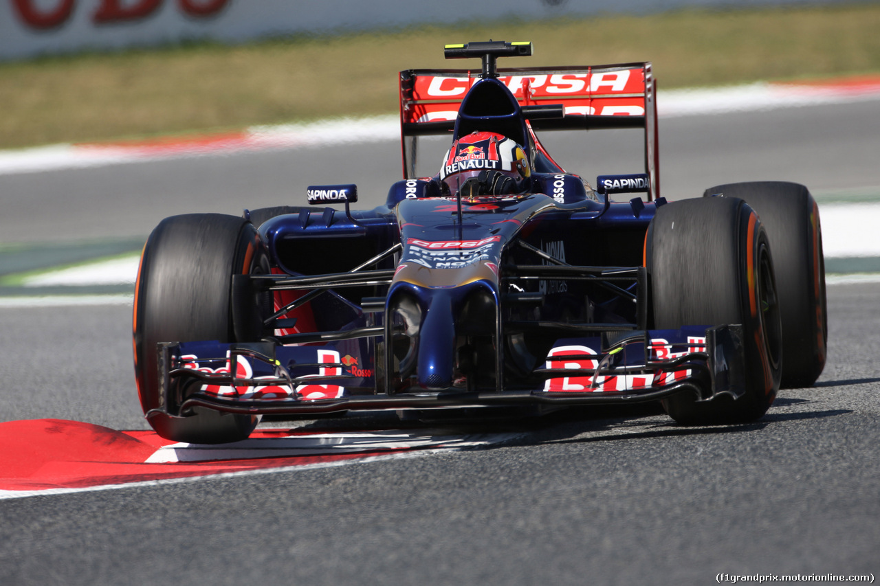 GP SPAGNA, 09.05.2014- Prove Libere 1, Daniil Kvyat (RUS) Scuderia Toro Rosso STR9