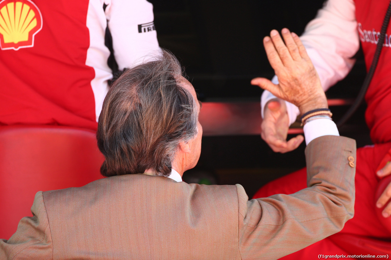 GP SPAGNA, 09.05.2014- Prove Libere 1, Luca Cordero di Montezemolo (ITA), President Ferrari