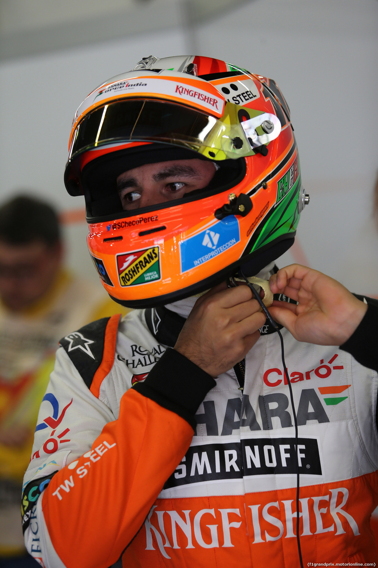 GP SPAGNA, 09.05.2014- Prove Libere 1, Sergio Perez (MEX) Sahara Force India F1 VJM07