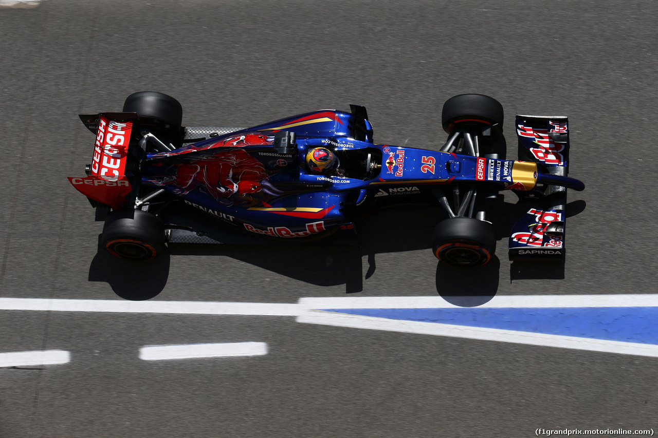 GP SPAGNA, 09.05.2014- Prove Libere 1, Jean-Eric Vergne (FRA) Scuderia Toro Rosso STR9