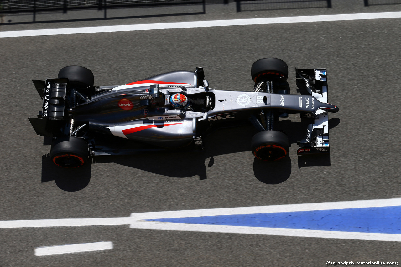 GP SPAGNA, 09.05.2014- Prove Libere 1, Adrian Sutil (GER) Sauber F1 Team C33