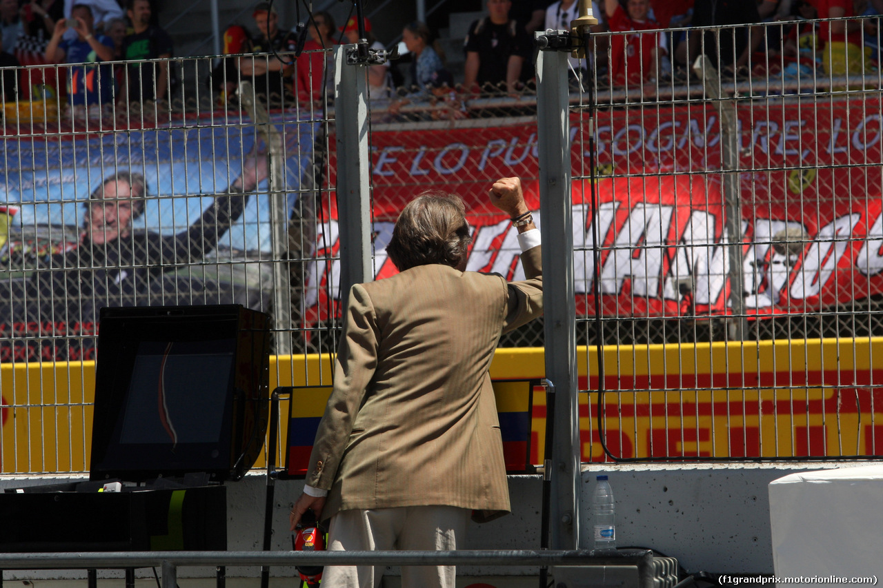 GP SPAGNA, 09.05.2014- Prove Libere 2, Luca Cordero di Montezemolo (ITA), President Ferrari