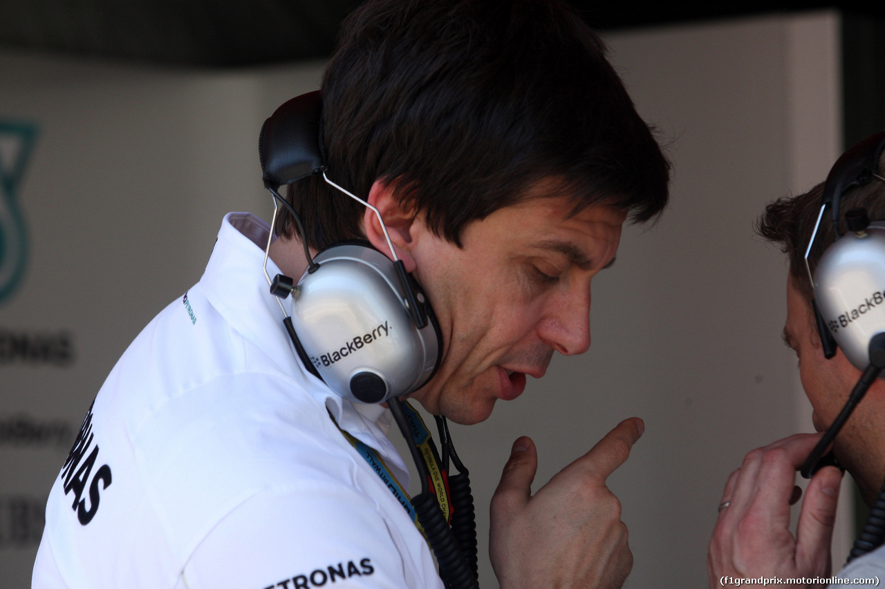 GP SPAGNA, 09.05.2014- Prove Libere 2, Toto Wolff (GER) Mercedes AMG F1 Shareholder e Executive Director