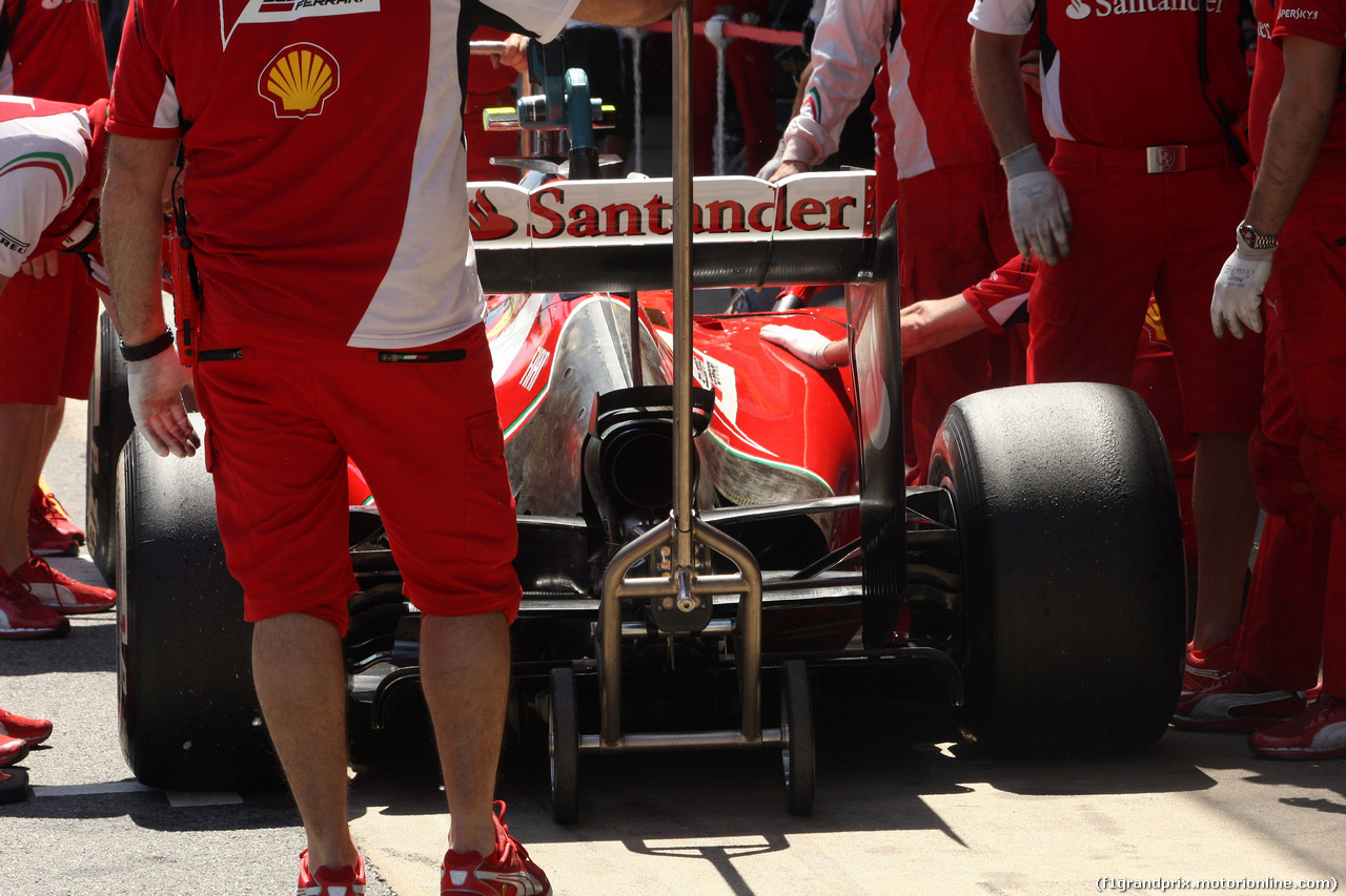 GP SPAGNA, 09.05.2014- Prove Libere 2, Kimi Raikkonen (FIN) Ferrari F14-T