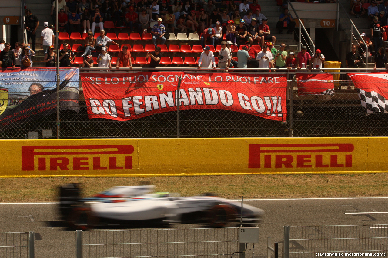 GP SPAGNA, 09.05.2014- Prove Libere 2, Felipe Massa (BRA) Williams F1 Team FW36