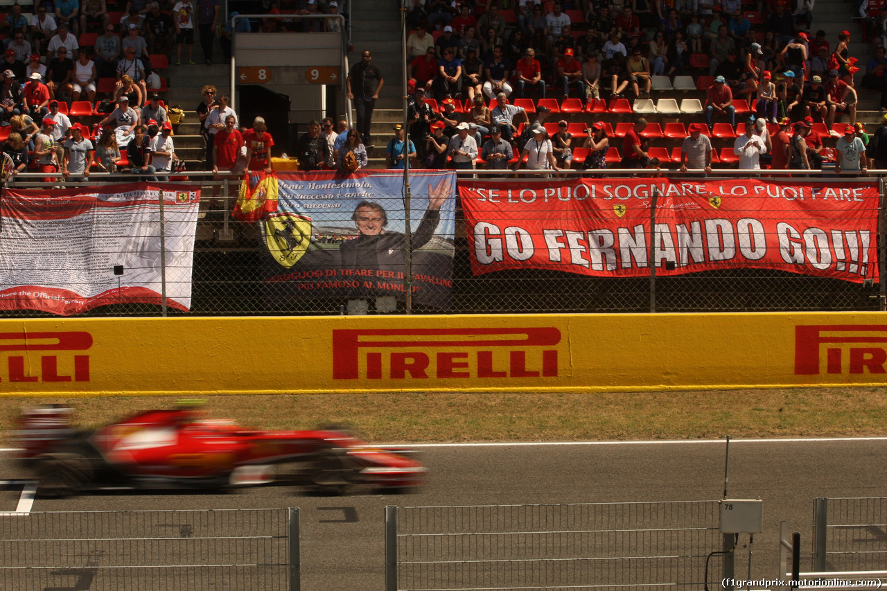 GP SPAGNA, 09.05.2014- Prove Libere 2, Kimi Raikkonen (FIN) Ferrari F14-T