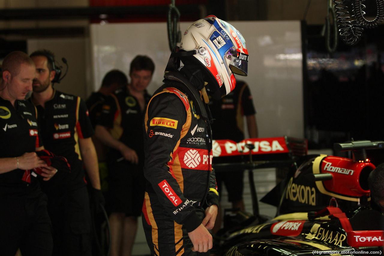 GP SPAGNA, 09.05.2014- Prove Libere 2, Romain Grosjean (FRA) Lotus F1 Team E22