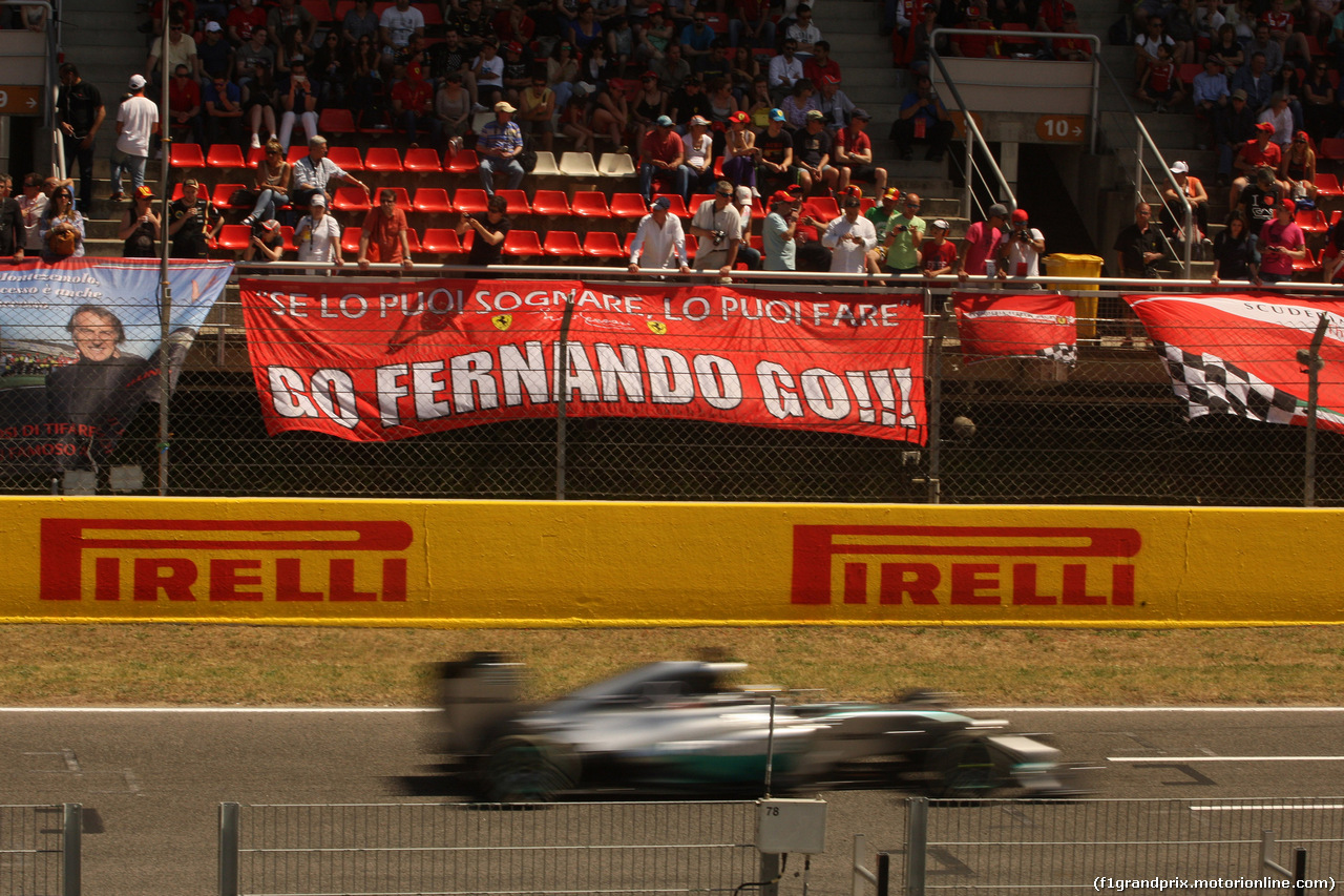 GP SPAGNA, 09.05.2014- Prove Libere 2,Nico Rosberg (GER) Mercedes AMG F1 W05