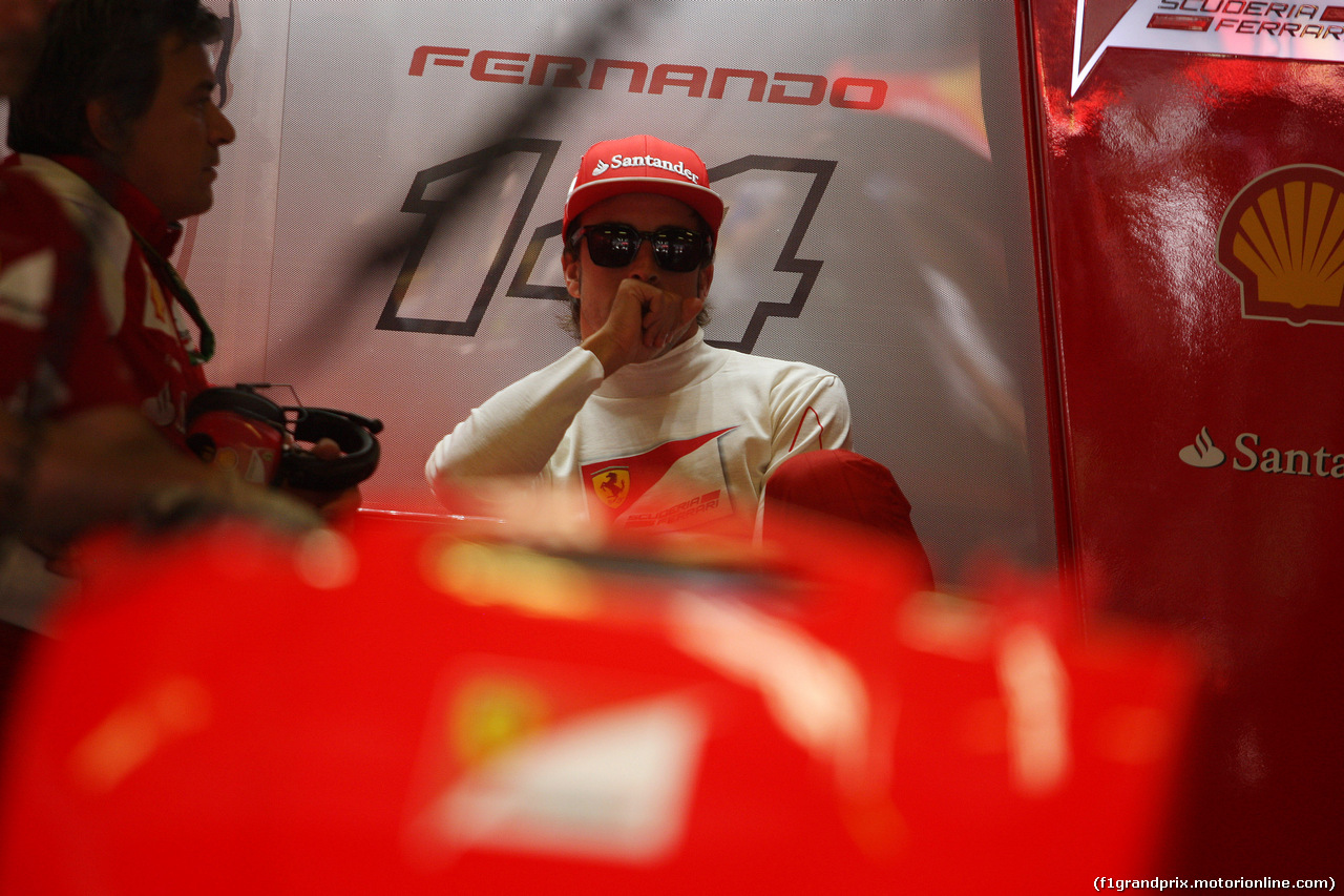 GP SPAGNA, 09.05.2014- Prove Libere 2, Fernando Alonso (ESP) Ferrari F14-T