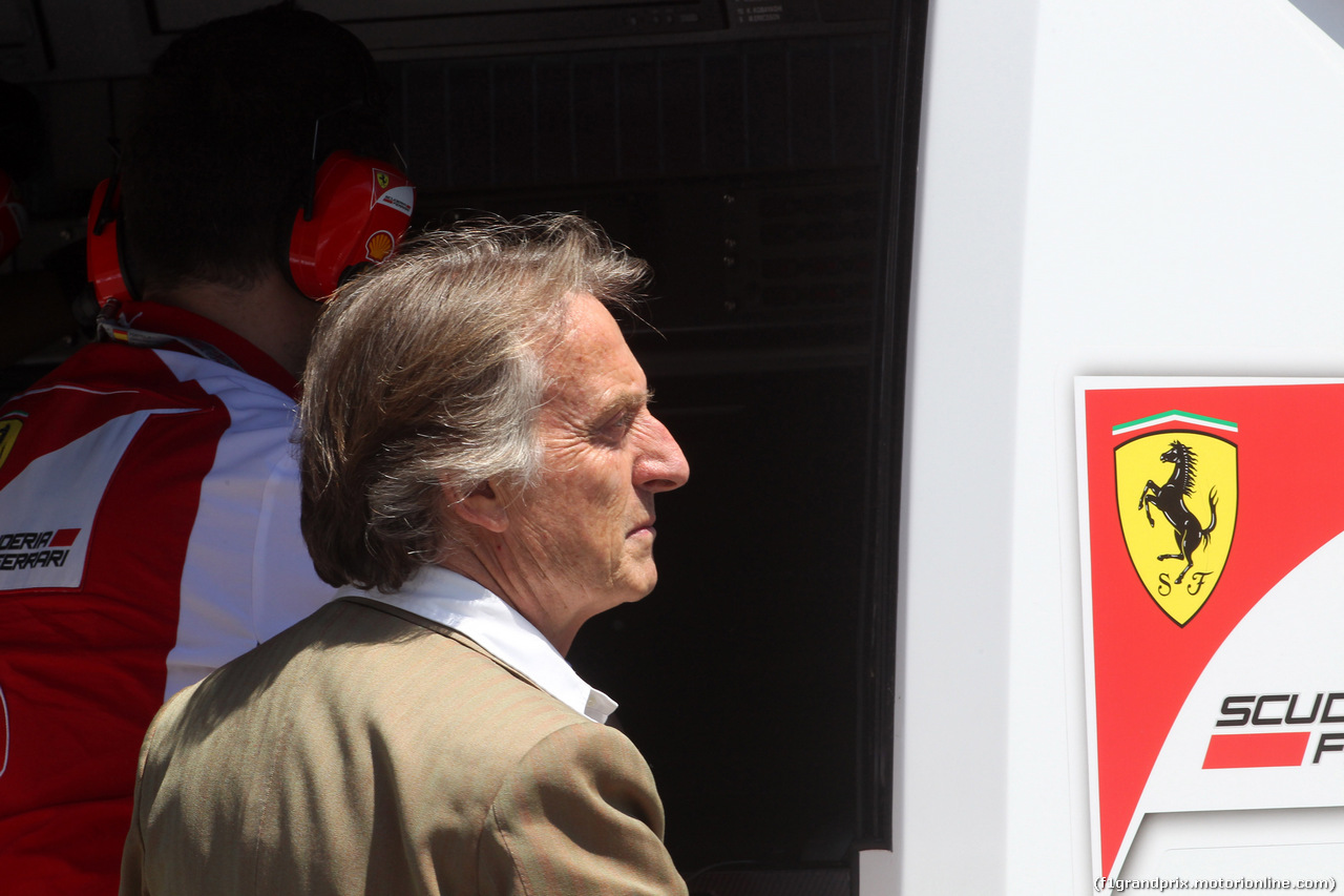 GP SPAGNA, 09.05.2014- Prove Libere 2, Luca Cordero di Montezemolo (ITA), President Ferrari