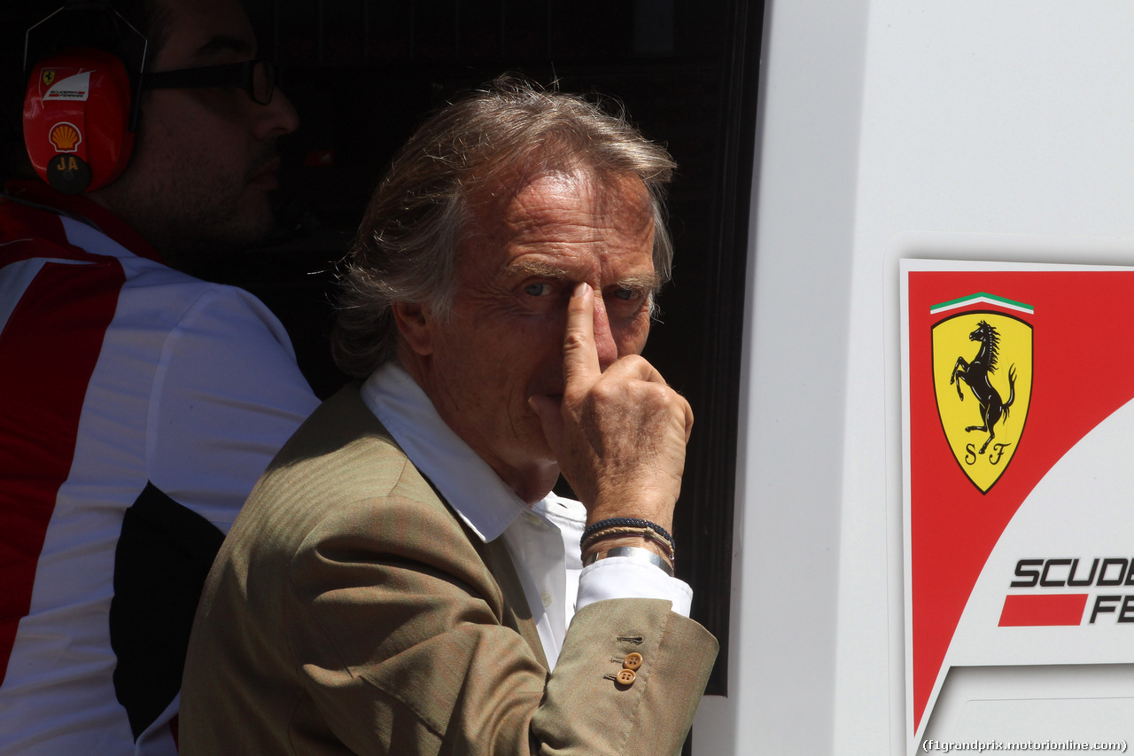 GP SPAGNA, 09.05.2014- Prove Libere 2, Luca Cordero di Montezemolo (ITA), President Ferrari