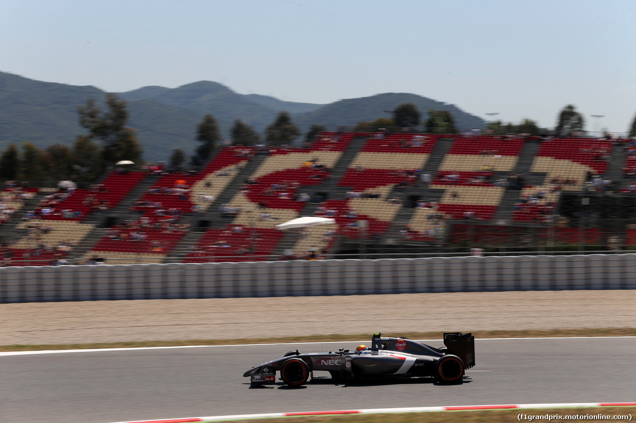 GP SPAGNA, 09.05.2014- Prove Libere 2, Esteban Gutierrez (MEX), Sauber F1 Team C33