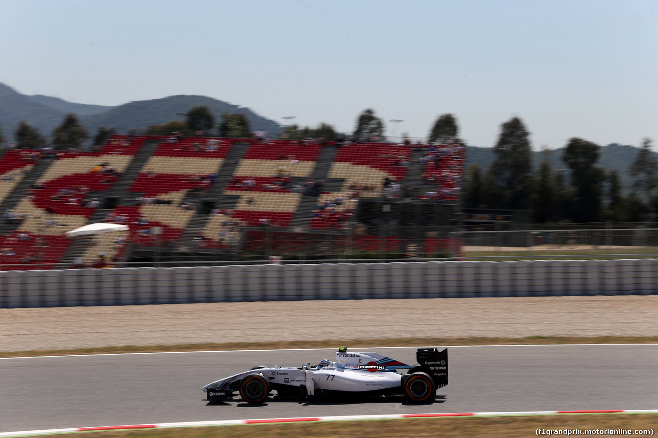 GP SPAGNA, 09.05.2014- Prove Libere 2, Valtteri Bottas (FIN) Williams F1 Team FW36