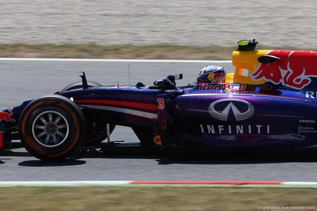 GP SPAGNA, 09.05.2014- Prove Libere 2, Daniel Ricciardo (AUS) Red Bull Racing RB10