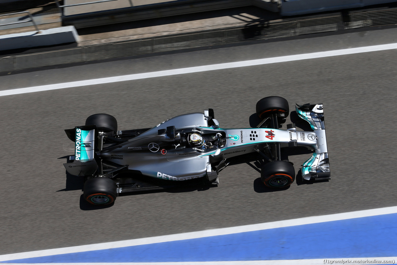 GP SPAGNA, 09.05.2014- Prove Libere 2, Lewis Hamilton (GBR) Mercedes AMG F1 W05
