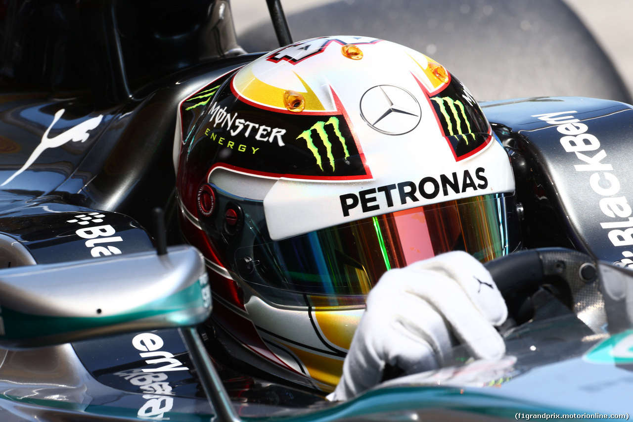 GP SPAGNA, 09.05.2014- Prove Libere 2, Lewis Hamilton (GBR) Mercedes AMG F1 W05