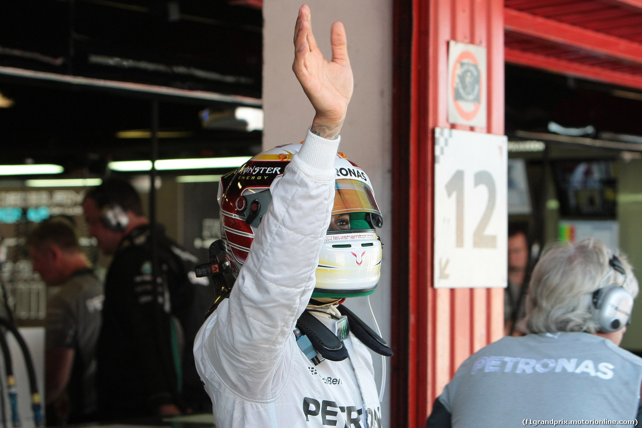 GP SPAGNA, 09.05.2014- Prove Libere 2, Lewis Hamilton (GBR) Mercedes AMG F1 W05