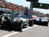 GP SPAGNA, 09.05.2014- Free Practice 2,Nico Rosberg (GER) Mercedes AMG F1 W05 nd Lewis Hamilton (GBR) Mercedes AMG F1 W05