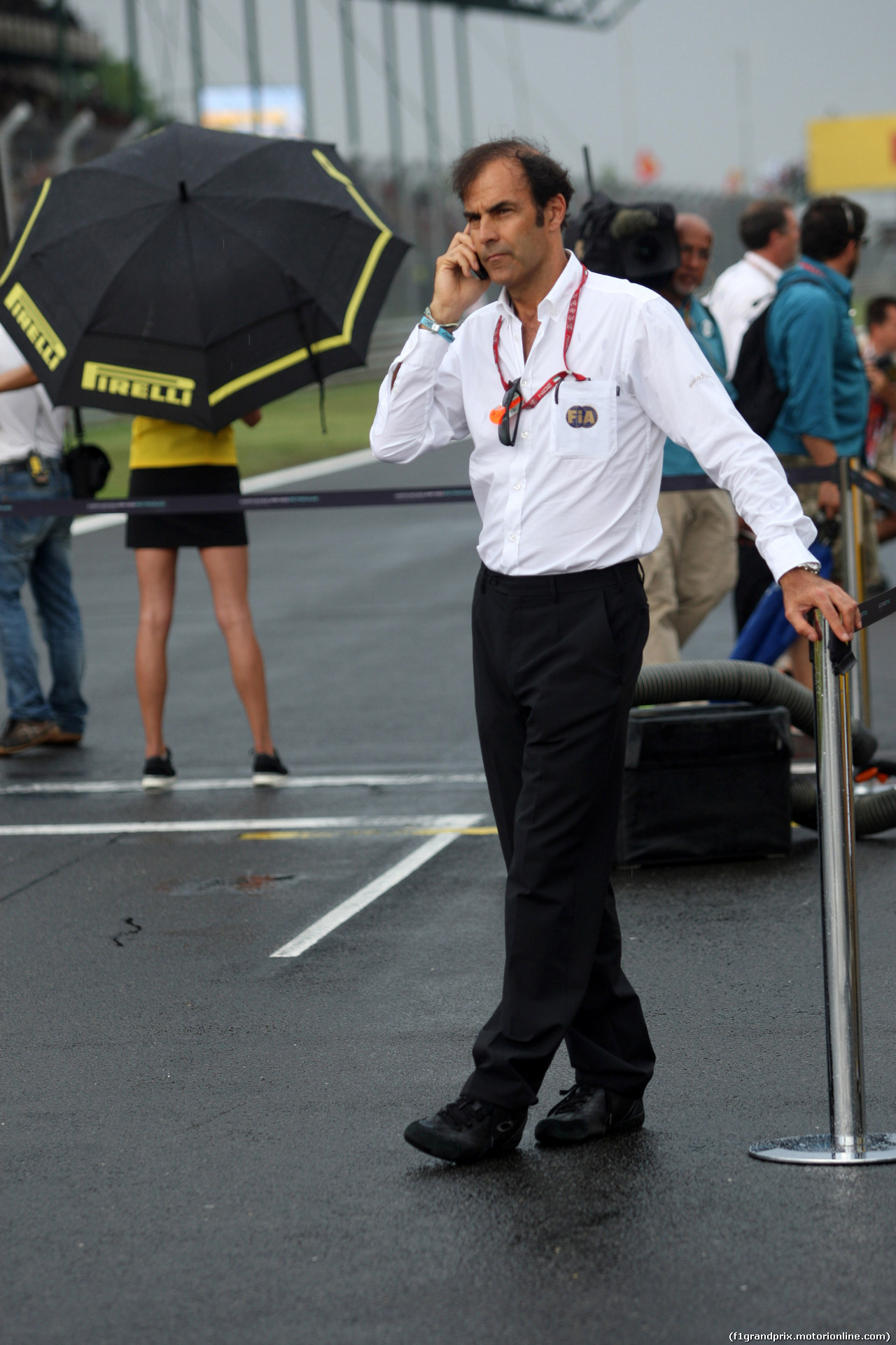 GP UNGHERIA, 27.07.2014- Gara, Emanuele Pirro (ITA), FIA Steward