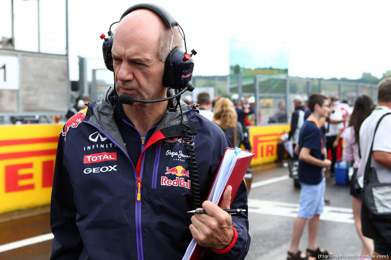 GP UNGHERIA, 27.07.2014- Gara, Adrian Newey (GBR), Red Bull Racing , Technical Operations Director