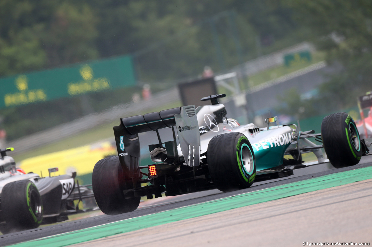 GP UNGHERIA, 27.07.2014- Gara, Lewis Hamilton (GBR) Mercedes AMG F1 W05
