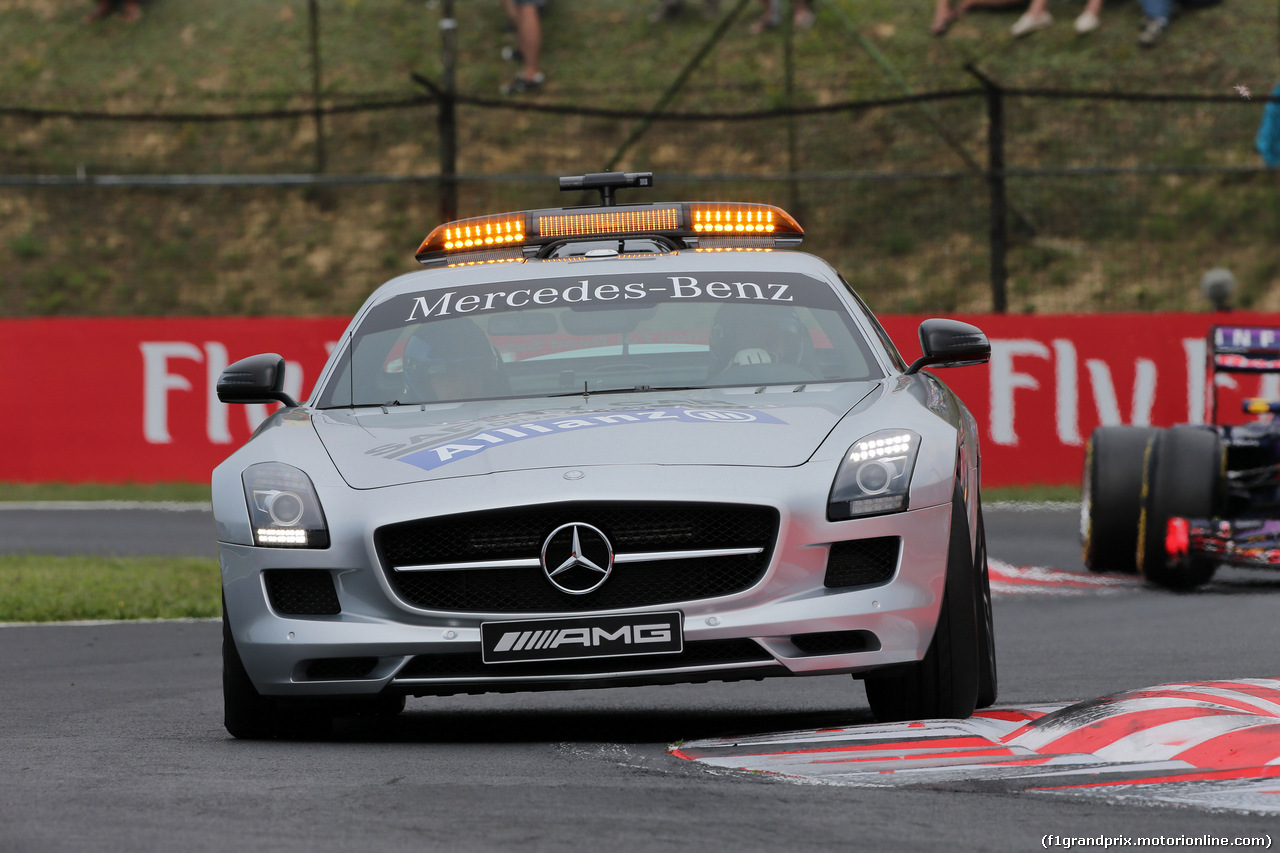 GP UNGHERIA, 27.07.2014- Gara, The Safety car on the track