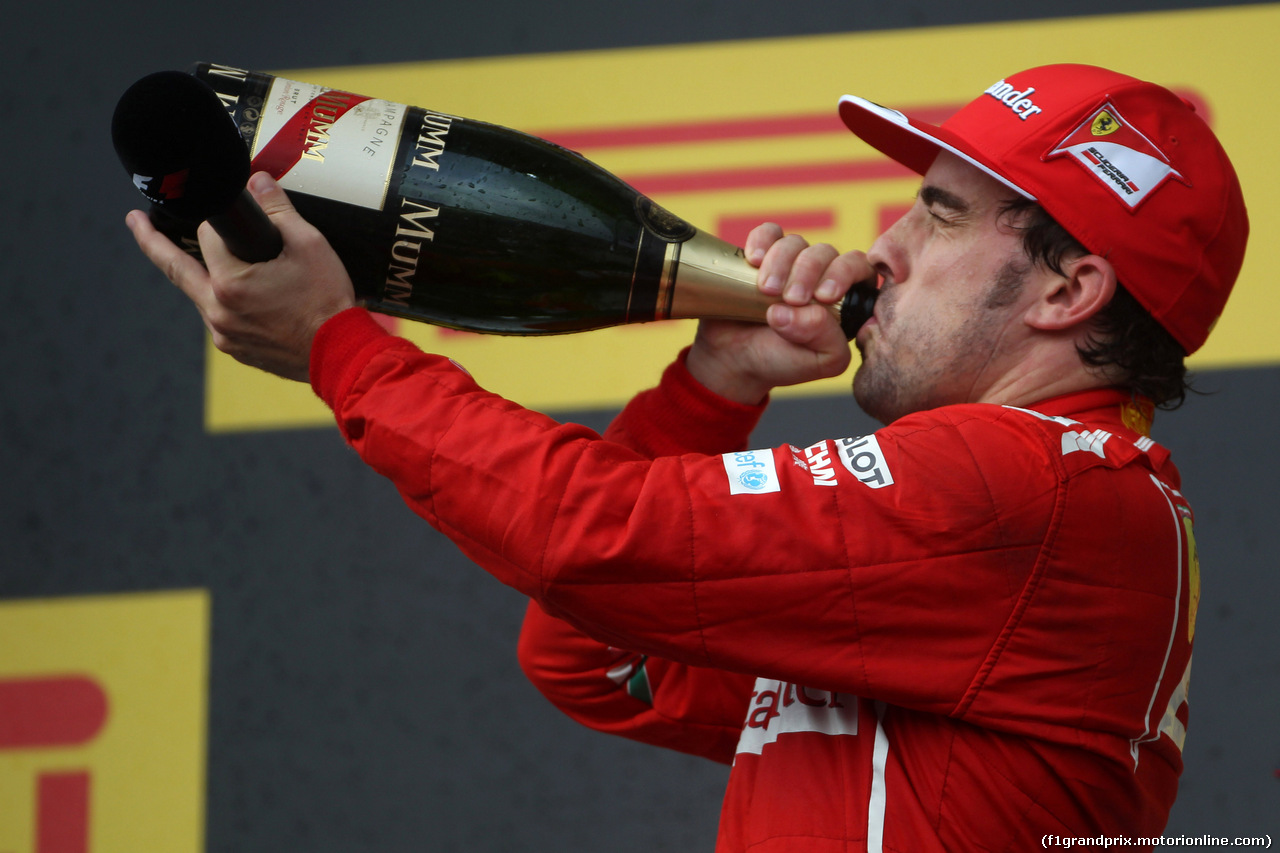 GP UNGHERIA, 27.07.2014- Gara, secondo Fernando Alonso (ESP) Ferrari F14-T