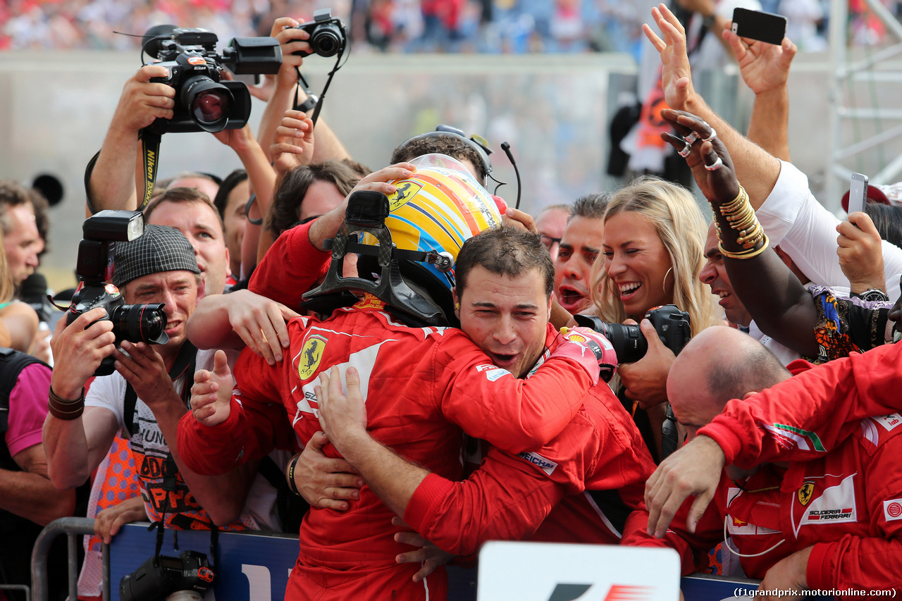 GP UNGHERIA, 27.07.2014- Gara, secondo Fernando Alonso (ESP) Ferrari F14-T