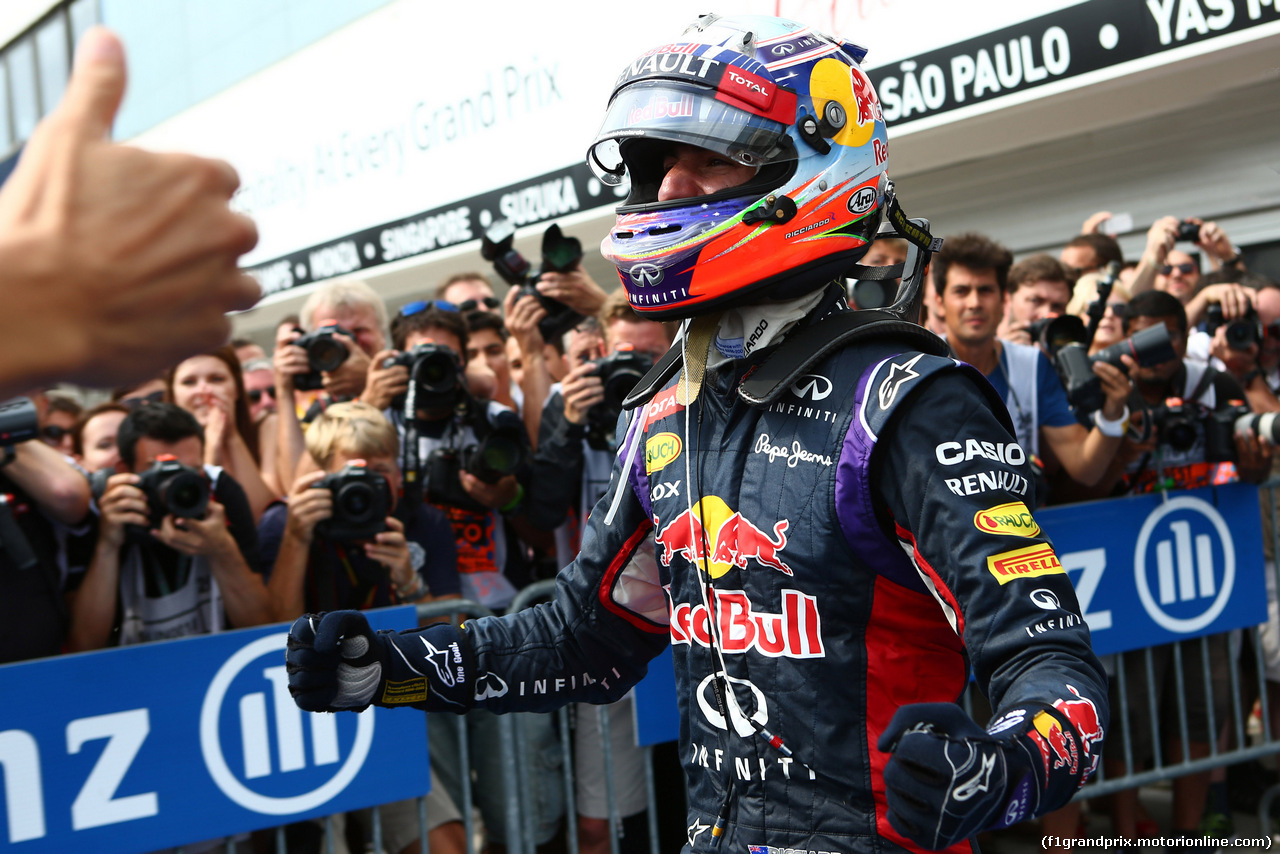 GP UNGHERIA, 27.07.2014- Gara, Daniel Ricciardo (AUS) Red Bull Racing RB10, vincitore