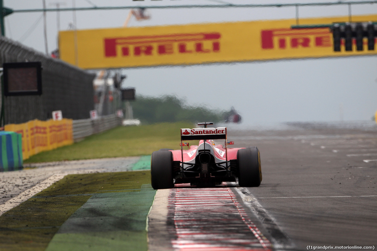 GP UNGHERIA, 27.07.2014- Gara, Fernando Alonso (ESP) Ferrari F14-T