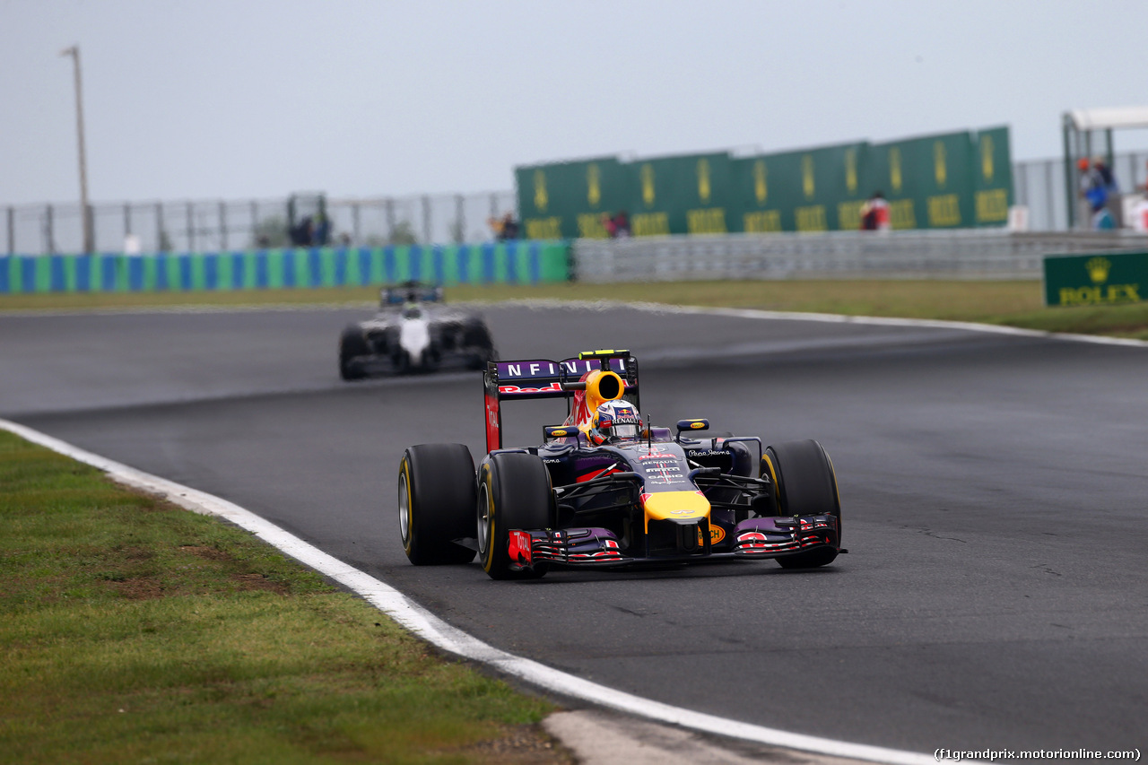 GP UNGHERIA, 27.07.2014- Gara, Daniel Ricciardo (AUS) Red Bull Racing RB10