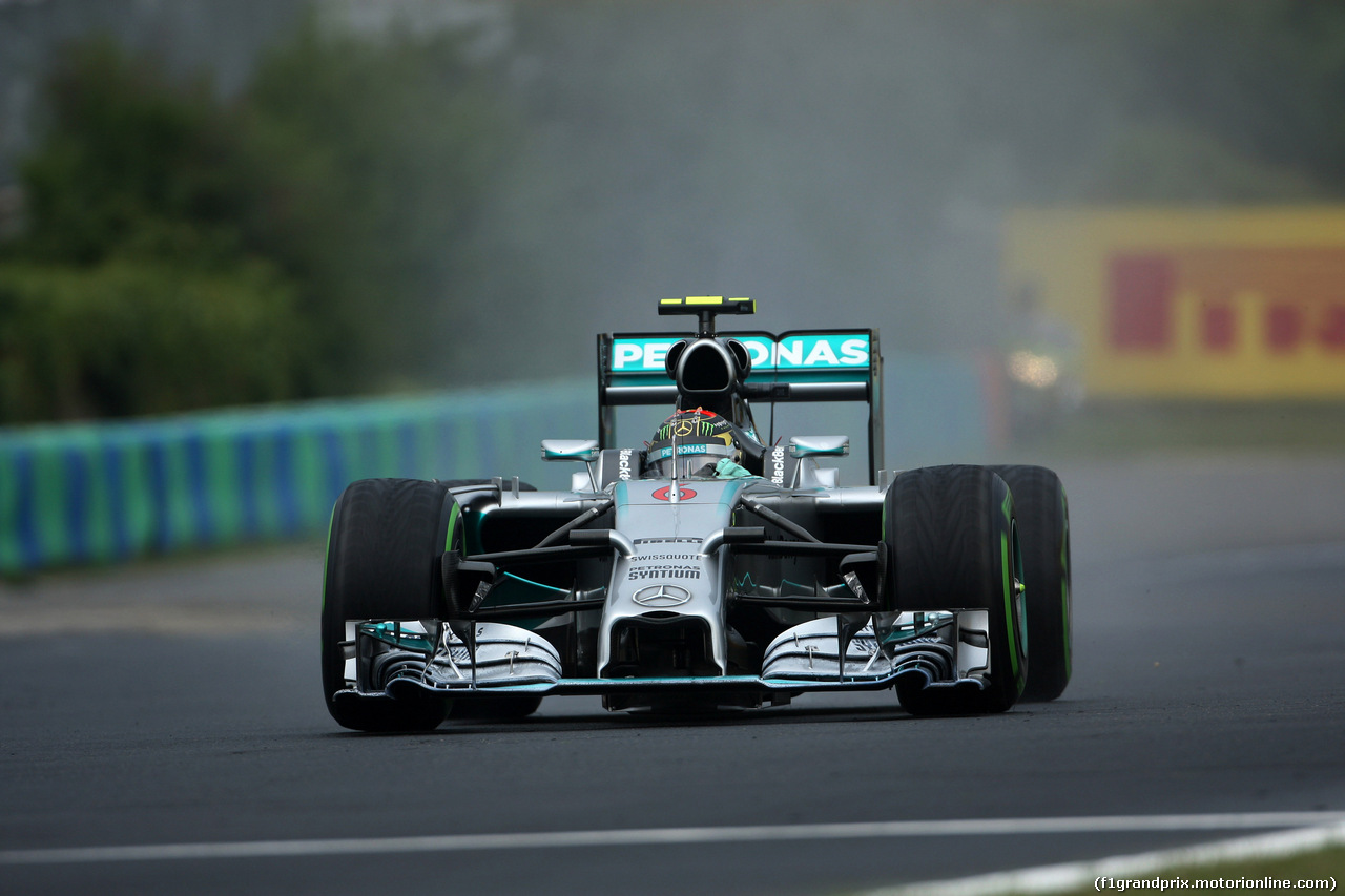 GP UNGHERIA, 27.07.2014- Gara, Nico Rosberg (GER) Mercedes AMG F1 W05