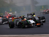 GP UNGHERIA, 27.07.2014- Gara, Sergio Perez (MEX) Sahara Force India F1 VJM07 e Esteban Gutierrez (MEX), Sauber F1 Team C33