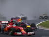 GP UNGHERIA, 27.07.2014- Gara, Fernando Alonso (ESP) Ferrari F14-T e Sebastian Vettel (GER) Red Bull Racing RB10