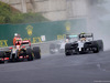 GP UNGHERIA, 27.07.2014- Gara, Pastor Maldonado (VEN) Lotus F1 Team E22 e Kevin Magnussen (DEN) McLaren Mercedes MP4-29