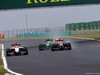 GP UNGHERIA, 27.07.2014- Gara, Max Chilton (GBR), Marussia F1 Team MR03, Marcus Ericsson (SUE) Caterham F1 Team CT-04 e Pastor Maldonado (VEN) Lotus F1 Team E22