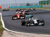 GP UNGHERIA, 27.07.2014- Gara, Lewis Hamilton (GBR) Mercedes AMG F1 W05 davanti a Kimi Raikkonen (FIN) Ferrari F14-T
