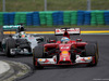 GP UNGHERIA, 27.07.2014- Gara, Fernando Alonso (ESP) Ferrari F14-T davanti a Lewis Hamilton (GBR) Mercedes AMG F1 W05