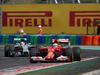 GP UNGHERIA, 27.07.2014- Gara, Fernando Alonso (ESP) Ferrari F14-T davanti a Lewis Hamilton (GBR) Mercedes AMG F1 W05