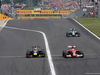 GP UNGHERIA, 27.07.2014- Gara, Daniel Ricciardo (AUS) Red Bull Racing RB10 overtakes Fernando Alonso (ESP) Ferrari F14-T