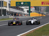 GP UNGHERIA, 27.07.2014- Gara, Sebastian Vettel (GER) Red Bull Racing RB10 e Valtteri Bottas (FIN) Williams F1 Team FW36