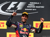 GP UNGHERIA, 27.07.2014- Gara, Daniel Ricciardo (AUS) Red Bull Racing RB10, vincitore, secondo Fernando Alonso (ESP) Ferrari F14-T e terzo Lewis Hamilton (GBR) Mercedes AMG F1 W05