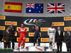 GP UNGHERIA, 27.07.2014- Gara, Daniel Ricciardo (AUS) Red Bull Racing RB10, vincitore, secondo Fernando Alonso (ESP) Ferrari F14-T e terzo Lewis Hamilton (GBR) Mercedes AMG F1 W05