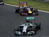 GP UNGHERIA, 27.07.2014- Gara, Nico Rosberg (GER) Mercedes AMG F1 W05 davanti a Sebastian Vettel (GER) Red Bull Racing RB10