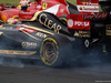 GP UNGHERIA, 27.07.2014- Gara, Pastor Maldonado (VEN) Lotus F1 Team E22 e Kimi Raikkonen (FIN) Ferrari F14-T