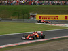 GP UNGHERIA, 27.07.2014- Gara, Kimi Raikkonen (FIN) Ferrari F14-T davanti a Fernando Alonso (ESP) Ferrari F14-T