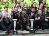 GP UNGHERIA, 27.07.2014- Gara, Festeggiamenti, Daniel Ricciardo (AUS) Red Bull Racing RB10 vincitore