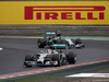 GP UNGHERIA, 27.07.2014- Gara, Nico Rosberg (GER) Mercedes AMG F1 W05 davanti a Lewis Hamilton (GBR) Mercedes AMG F1 W05