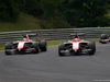 GP UNGHERIA, 27.07.2014- Gara, Max Chilton (GBR), Marussia F1 Team MR03 e Jules Bianchi (FRA) Marussia F1 Team MR03
