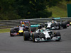 GP UNGHERIA, 27.07.2014- Gara, Nico Rosberg (GER) Mercedes AMG F1 W05 davanti a Sebastian Vettel (GER) Red Bull Racing RB10